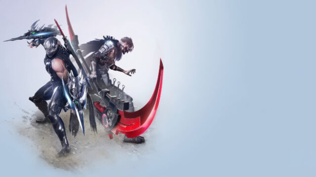 Action-Packed Sci-Fi Dual Character Warrior 4K Wallpaper