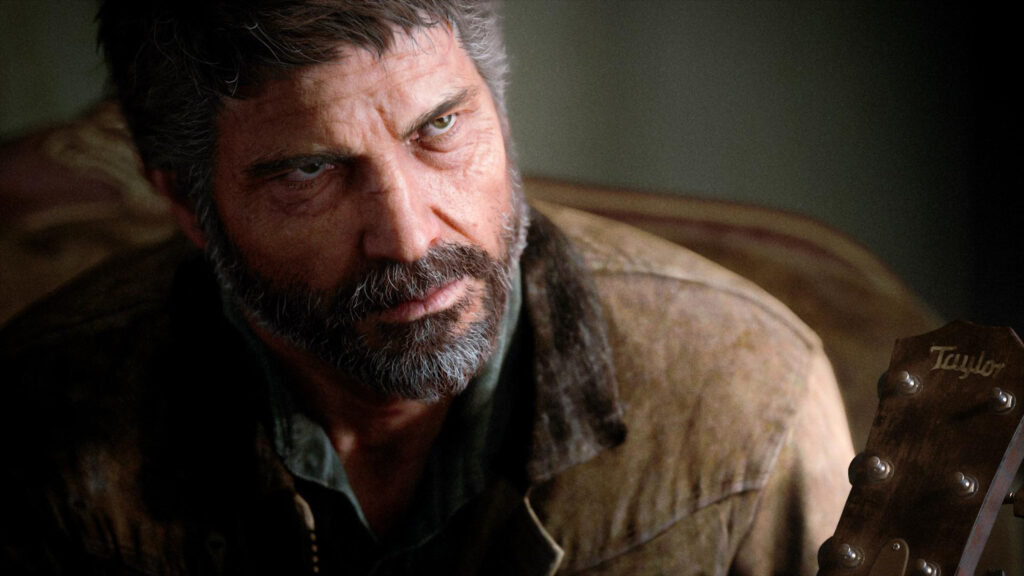 The Last of Us Joel Miller Gritty Portrait Desktop Wallpaper