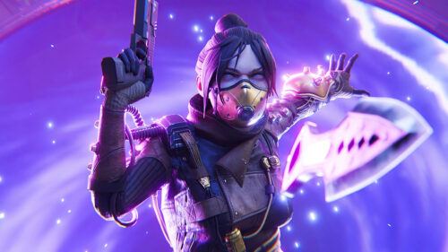 Wraith from Apex Legends Sci-Fi Action Desktop Wallpaper