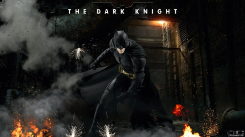 Batman The Dark Knight Action Cinematic 4K Wallpaper