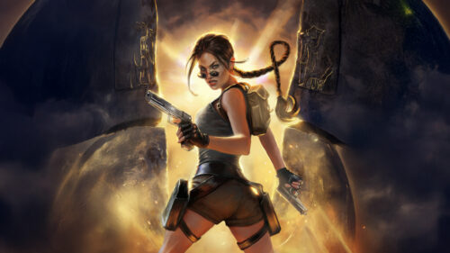 Lara Croft Tomb Raider Dynamic Action 4K Wallpaper