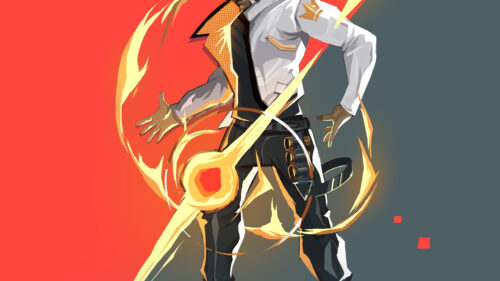 Valorant Phoenix Character Ability Burst 4K Desktop Wallpaper