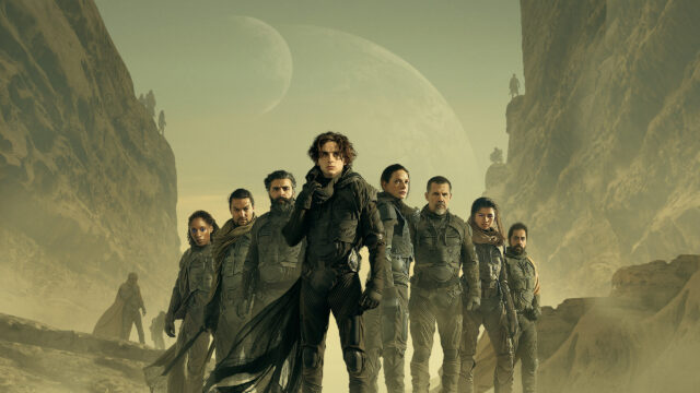 Dune Cast Desert Landscape Desktop Wallpaper
