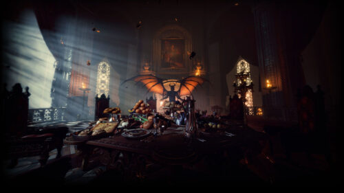 Dark Gothic Vampire Banquet Fantasy Desktop Wallpaper