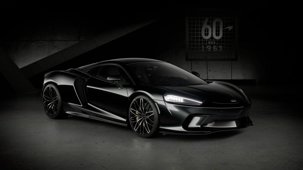 Sleek Black McLaren GT Sports Car 4K Desktop Wallpaper