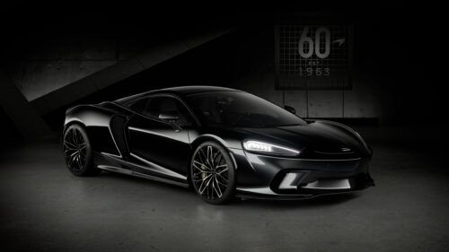 Sleek Black McLaren GT Sports Car 4K Desktop Wallpaper