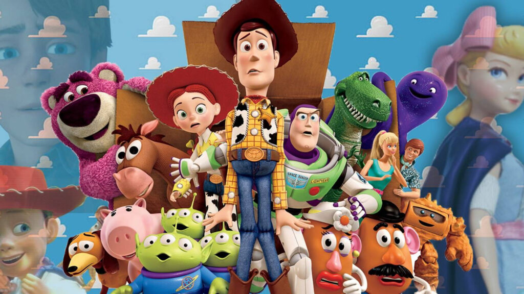 Toy Story Characters Group Shot 4K Desktop Wallpaper