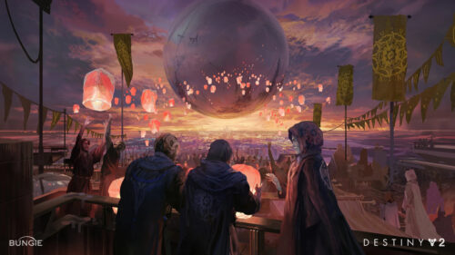 Destiny 2 Guardian Lantern Festival 4K Wallpaper