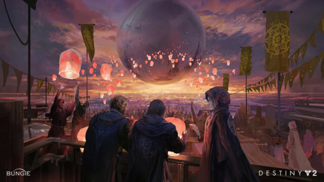 Destiny 2 Guardian Lantern Festival 4K Wallpaper
