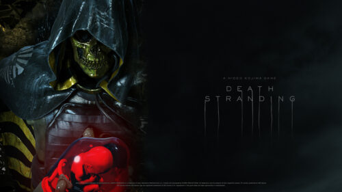 Death Stranding Higgs Monaghan with BB Pod Desktop Wallpaper