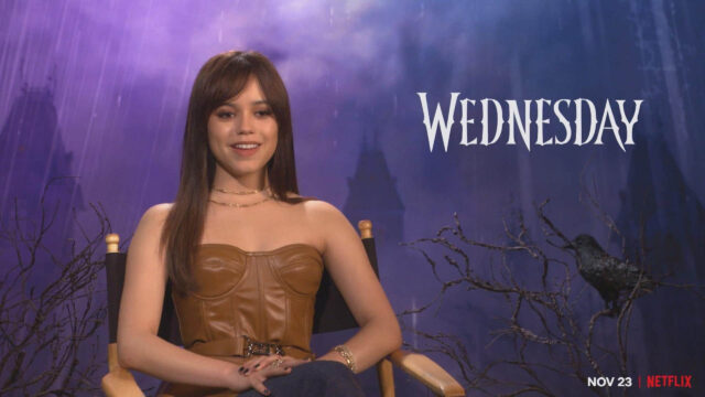 Jenna Ortega in Wednesday Promotional Shot Desktop Wallpaper