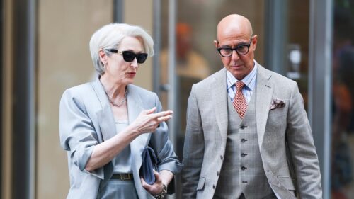 Meryl Streep and Stanley Tucci Stylish Professional PC Wallpaper