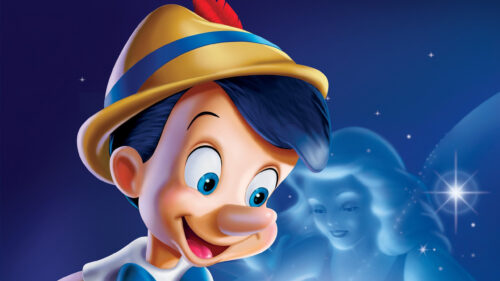 Pinocchio and The Blue Fairy Disney Desktop Wallpaper