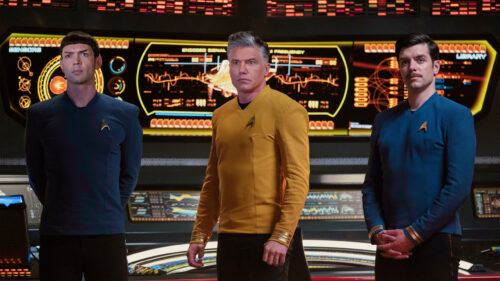 Star Trek Strange New Worlds Cast Command Bridge Desktop Wallpaper