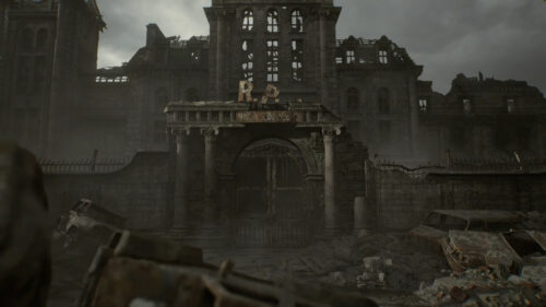 Ruined Raccoon City Police Station Desktop Wallpaper