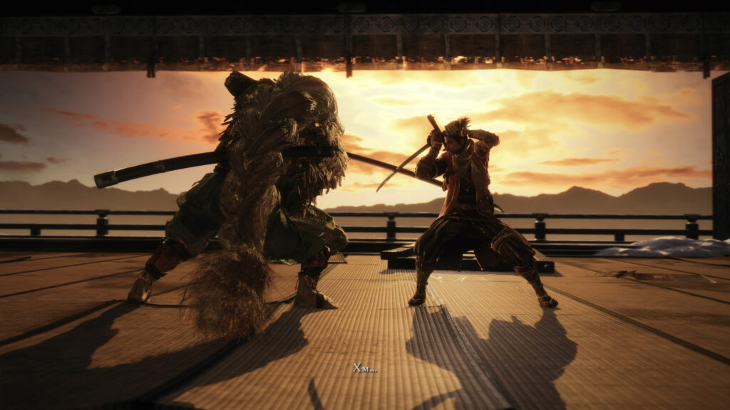 Sekiro Shadows Die Twice Duel Sunset PC Wallpaper