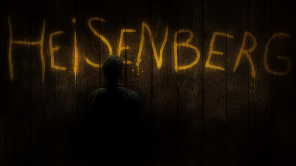 Heisenberg Graffiti Silhouette Desktop Wallpaper