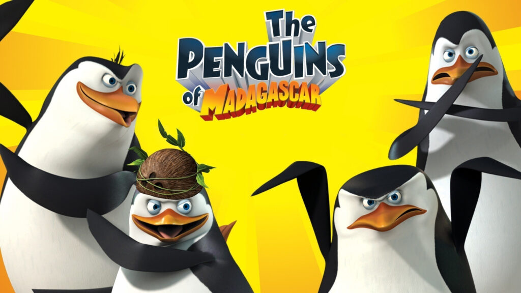 The Penguins of Madagascar Group Portrait HD Desktop Wallpaper