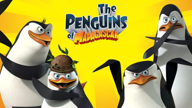 The Penguins of Madagascar Group Portrait HD Desktop Wallpaper