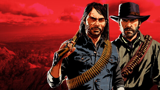 John Marston and Arthur Morgan Gaming 4K Desktop Wallpaper