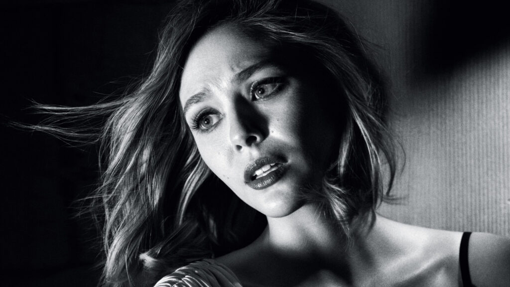Dramatic Monochrome Portrait High Resolution Desktop Wallpaper