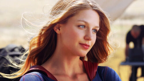Melissa Benoist as Supergirl Portrait 4K Desktop Wallpaper