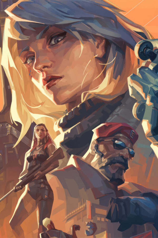 Valorant Agents Deadlock Vandal Action HD Desktop Wallpaper