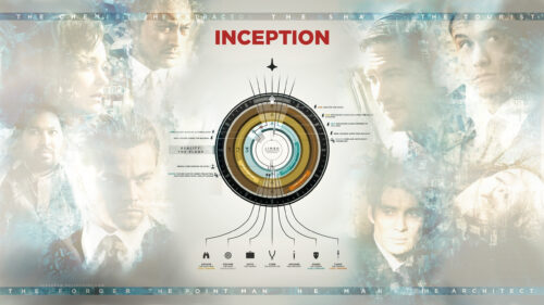 Inception Movie Infographic 4K Desktop Wallpaper