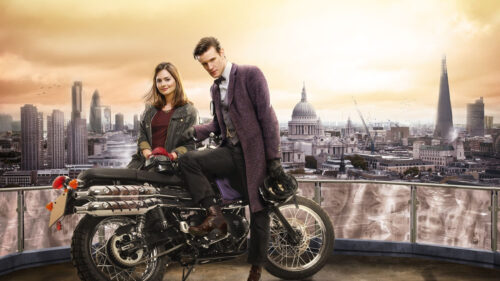 Doctor Who Matt Smith and Jenna Coleman Desktop Wallpaper