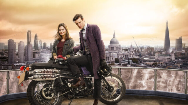 Doctor Who Matt Smith and Jenna Coleman Desktop Wallpaper