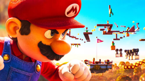 Mario Cinematic Action Scene 4K Desktop Wallpaper