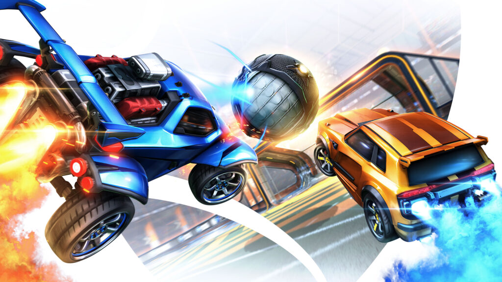 Rocket League Action Competitive Sports Desktop Wallpaper