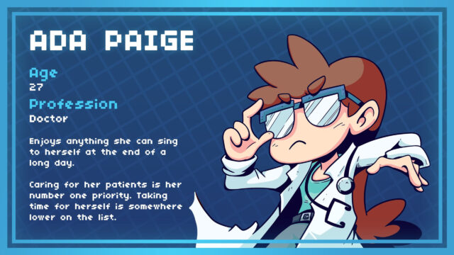 Ada Paige Character Profile Art Desktop Wallpaper