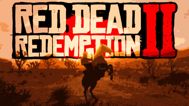Red Dead Redemption 2 Silhouette Horse Desktop Wallpaper