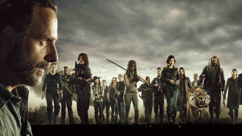 The Walking Dead Cast Promotional 8K Ultra HD Desktop Wallpaper