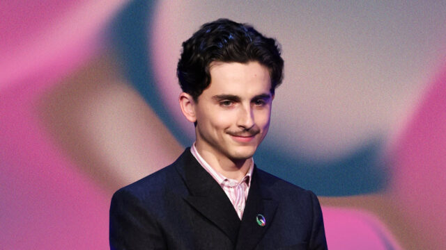 Timothée Chalamet Portrait Desktop Wallpaper