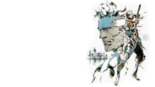Solid Snake and Raiden Art 4K Desktop Wallpaper