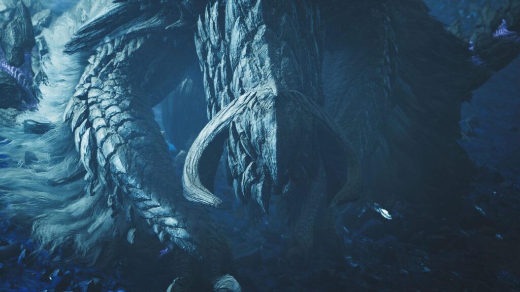 Iceborne Velkhana Close-up Desktop Wallpaper