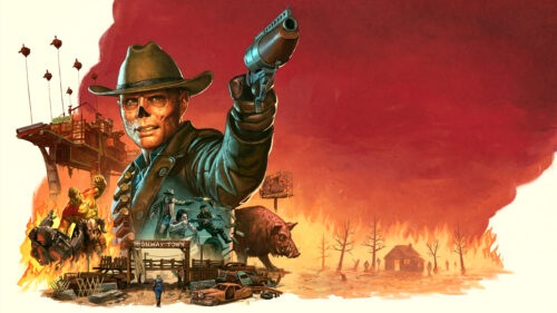 Fallout TV Series Ghoul Themed Post-Apocalyptic 4K Wallpaper