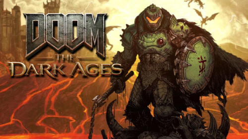 DOOM The Dark Ages Medieval Slayer Illustration Desktop Wallpaper