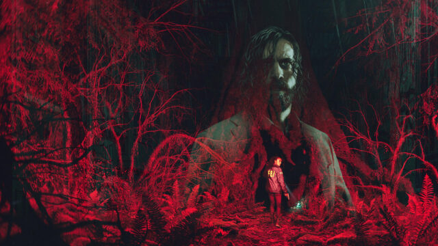 Saga Anderson and Alan Wake in the Red Forest PC Wallpaper