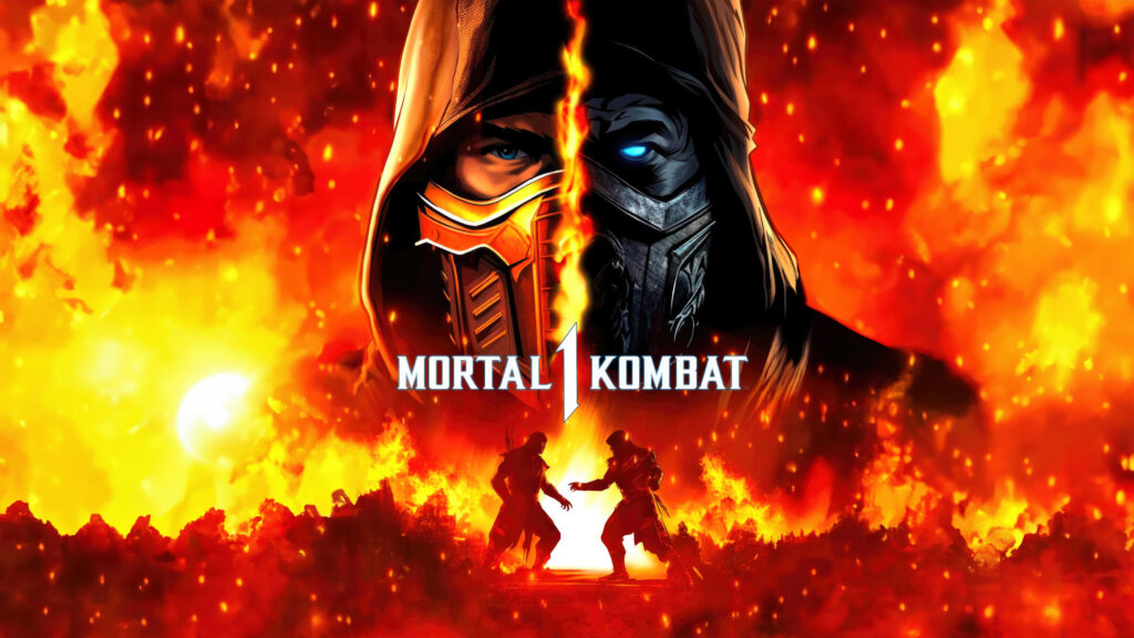 Mortal Kombat 1 Scorpion and Sub-Zero Desktop Wallpaper