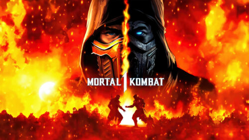 Mortal Kombat 1 Scorpion and Sub-Zero Desktop Wallpaper