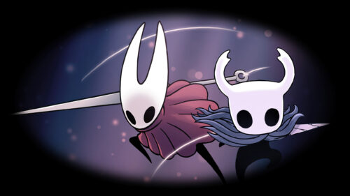 Hornet and the Knight Hollow Knight 4K Desktop Wallpaper