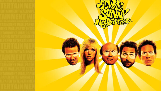 It's Always Sunny in Philadelphia Cast Minimalist Desktop Wallpaper
