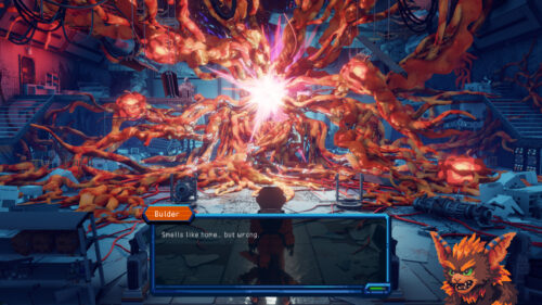 Post-Apocalyptic Sci-Fi Research Lab Scene Desktop Wallpaper