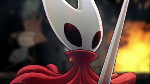 Hornet with Needle from Hollow Knight Series Desktop Wallpaper