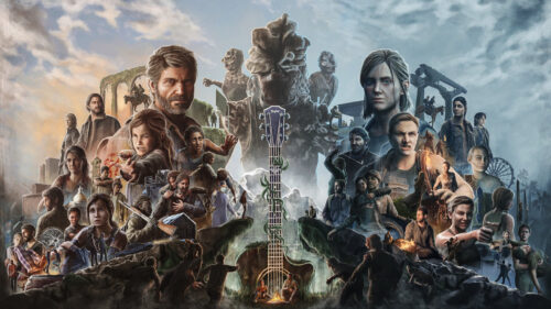 The Last of Us Epic Collage Art Desktop Wallpaper