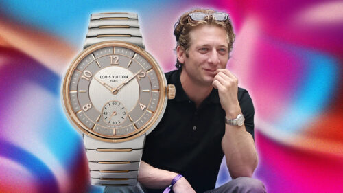 Jeremy Allen White Louis Vuitton Watch Aesthetic Desktop Wallpaper
