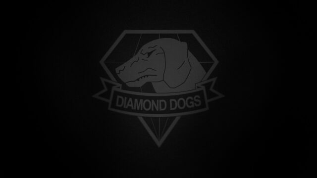 Minimalist Diamond Dogs Emblem 4K Desktop Wallpaper